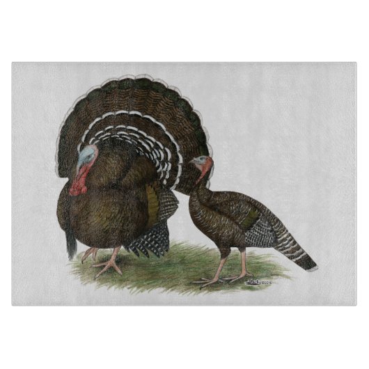 Turkije Standard Bronze Snijplank (Voorkant)