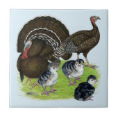 Turkije Standard Bronze Tegeltje (Voorkant)