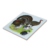 Turkije Standard Bronze Tegeltje (Zijkant)