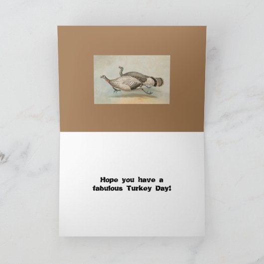 TURKIJE START THANKSGIVING KAART (Binnen)