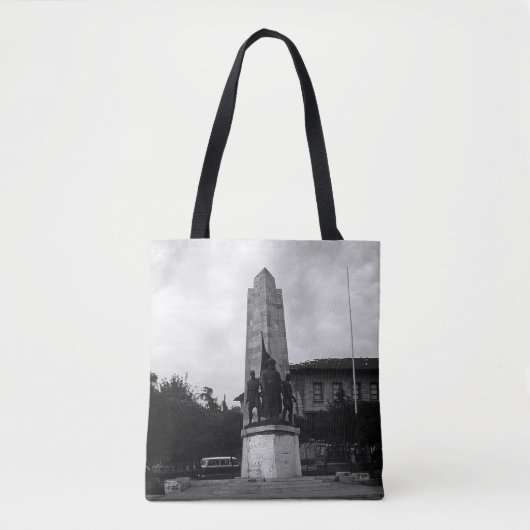 Turkije Statuut Istanbul Barberousse Tote Bag (Voorkant)