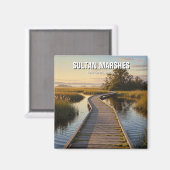 Turkije Sultan Marshes National Park Reizen Magneet (Voorkant / Achterkant)