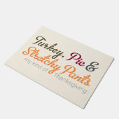 Turkije, taart en rekbare broek deurmat (Schuin)