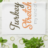 Turkije, taart en rekbare broek theedoek (Gevouwen)