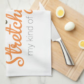 Turkije, taart en rekbare broek theedoek (Quarter Fold)