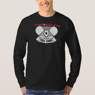 Turkije Tafeltennis Steun Turkije Ping Pong Te T-shirt
