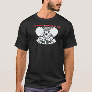 Turkije Tafeltennis Steun Turkije Ping Pong Te T-shirt