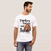Turkije Taters en Bedankt - Kolossenzen 2:7 T-shirt (Voorkant volledig)