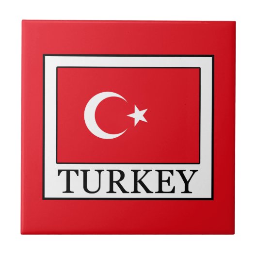 Turkije Tegeltje (Voorkant)