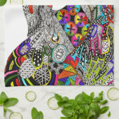 Turkije Thanksgiving Blessings Keuken Handdoek (Gevouwen)