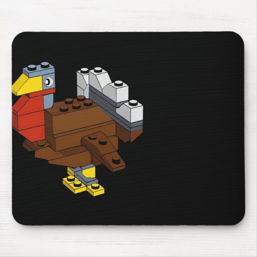 Turkije Thanksgiving Block Brick Building Master B Muismat (Voorkant)