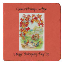 Turkije: Thanksgiving Boerderij Trivet
