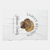  Turkije Thanksgiving Familiehereniging Theedoek (Horizontaal)