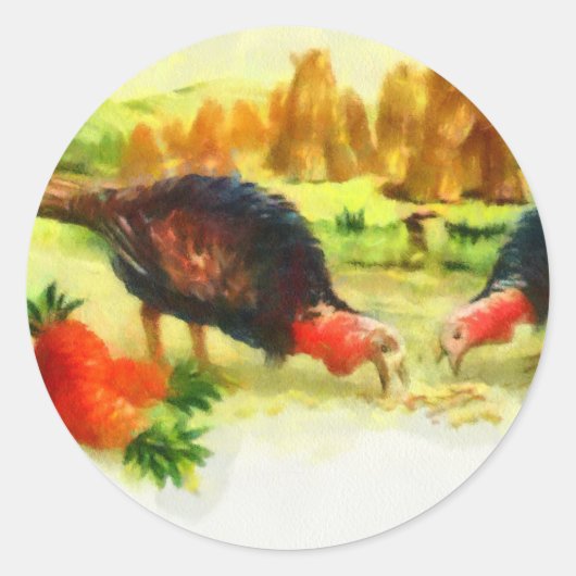 Turkije Thanksgiving Label (Voorkant)