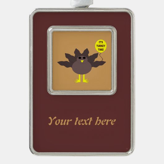 Turkije - Thanksgiving  Ornament (Voorkant)