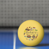 Turkije Thanksgiving Ping Pong Ball (Net)