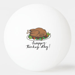 Turkije Thanksgiving Ping Pong Ball