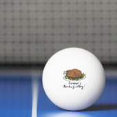 Turkije Thanksgiving Ping Pong Ball (Net)