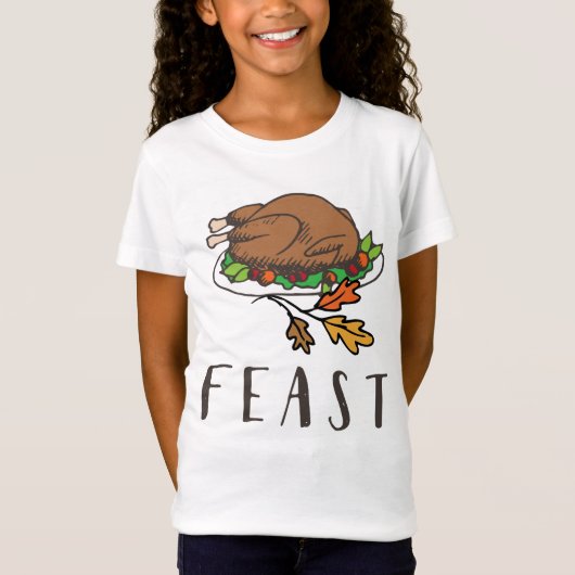 Turkije Thanksgiving T-shirt – Leuk & feestelijk d (Voorkant)