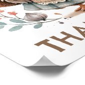 Turkije Thanksgiving Vakantie Poster (Hoek)