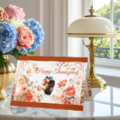 Turkije Thanksgiving wenst Bedankkaart