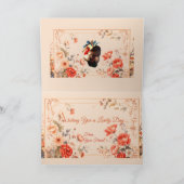 Turkije Thanksgiving wenst Bedankkaart (Binnen)