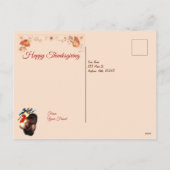 Turkije Thanksgiving wenst Feestdagenkaart (Achterkant)