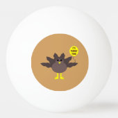 Turkije Tijd Thanksgiving Ping Pong Ball (Voorkant)