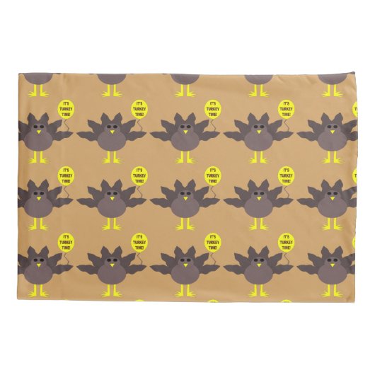 Turkije Time Thanksgiving Kussensloop (Achterkant)