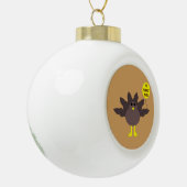 Turkije Time Thanksgiving Ornament (Links)