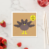 Turkije Time Thanksgiving Paper Napkins Servet (Insitu)