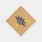 Turkije Time Thanksgiving Paper Napkins Servet (Hoek)