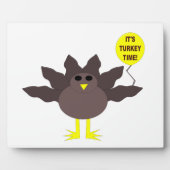 Turkije Time Thanksgiving Plaque Fotoplaat (Voorkant)