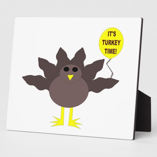 Turkije Time Thanksgiving Plaque Fotoplaat (Zijkant)