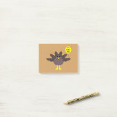 Turkije Time Thanksgiving Post merkt Pad op Post-it® Notes (Op bureau)