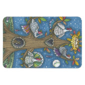 TURKIJE TREE, THANKSGIVING FUNNY GOBBLERS MAGNET MAGNEET (Horizontaal)
