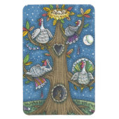 TURKIJE TREE, THANKSGIVING FUNNY GOBBLERS MAGNET MAGNEET (Verticaal)