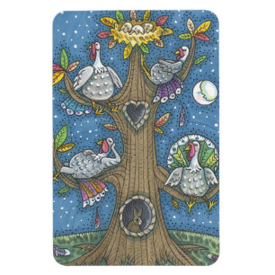 TURKIJE TREE, THANKSGIVING FUNNY GOBBLERS MAGNET MAGNEET