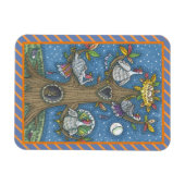 TURKIJE TREE, THANKSGIVING FUNNY GOBBLERS MAGNET MAGNEET (Horizontaal)