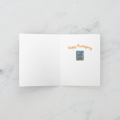 TURKIJE TREE, THANKSGIVING FUNNY GOBBLERS ROOST FEESTDAGEN KAART (Binnen)