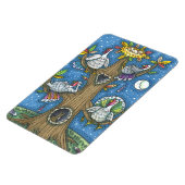 TURKIJE TREE, THANKSGIVING FUNNY GOBBLERS ROOST MAGNEET (Linkerzijde)