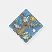 TURKIJE TREE, THANKSGIVING FUNNY GOBBLERS ROOST SERVET (Hoek)