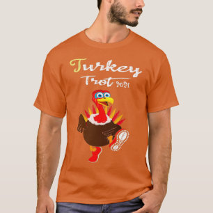 Turkije Trot 2021 Funny Thanksgiving T-shirt