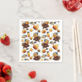 Turkije Trot Fun Run 5K Thanksgiving Hardlopen Servet (Insitu)