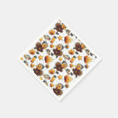 Turkije Trot Fun Run 5K Thanksgiving Hardlopen Servet (Hoek)