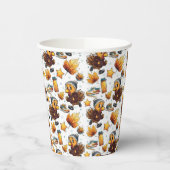 Turkije Trot Fun Run 5k Thanksgiving Running Desig Papieren Bekers (Links)