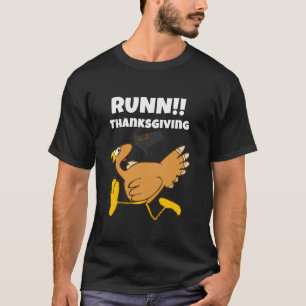 Turkije Trot Squad Funny Thanksgiving Day Run 2024 T-shirt