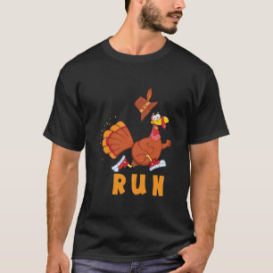 Turkije Trot Squad Funny Thanksgiving Day Run 2024 T-shirt