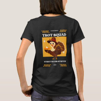 Turkije Trot Squad Thanksgiving Runner Shirt