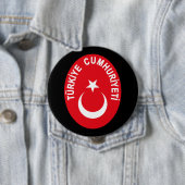 Turkije (Turkije) COA Ronde Button 4,0 Cm (In situ)